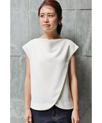 〈IENA〉ノースリーブラッププルオーバー