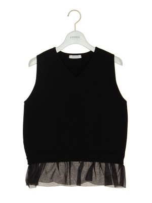 ペプラムノースリトップス