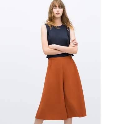 Zara(ザラ) アンクル丈ジャガードパンツ