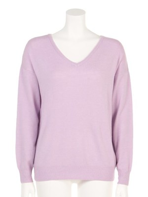 〈MERCURYDUO〉ベーシックVネックニット