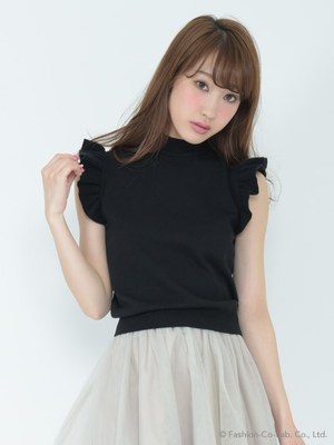 〈titty&co〉アーガイルニットプルオーバー