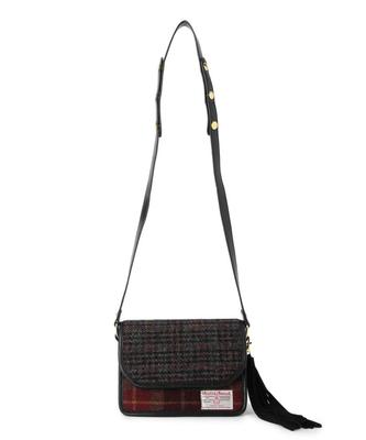 タッセルつきミニショルダーバッグ