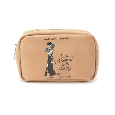 イラストプリントポーチ