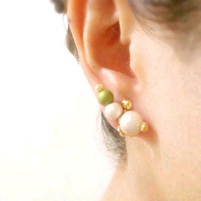 ﾃﾞｲﾘｰで使えるｲﾔｰｶﾌ(ｲｴﾛｰｸﾞﾘｰﾝﾏｯﾄ×ｷｽｶ）