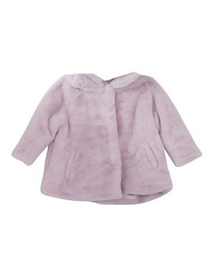 Honey mi Honey rabbit fur coat