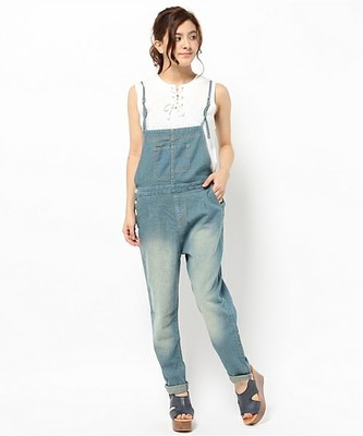 デニムサロペット