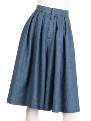 ボタニカルフラワースカートガウチョ