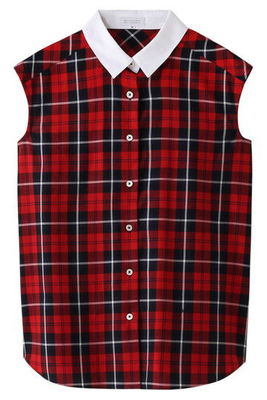 ウォッシャブルオックスタータンチェックシャツ