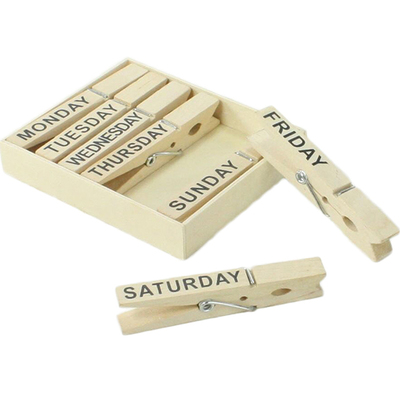 Homart Wood Days of the Week Clips