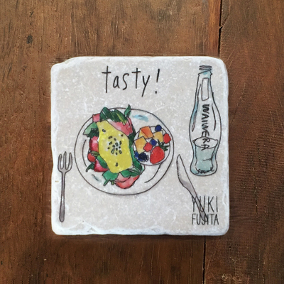 cazaru original Tile Coaster Tasty