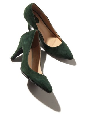 スエードポインテッドパンプス/Mila Owen