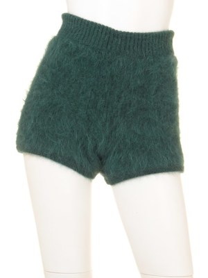 アンゴラケーブルショートパンツ/Lily Brown