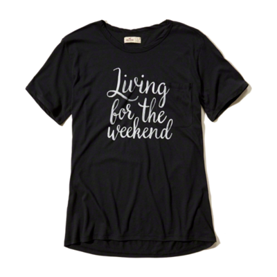 Boyfriend Graphic Pocket T-Shirt