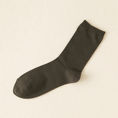 靴下屋コットンブレンド無地ソックス