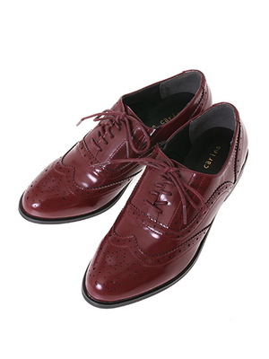 ウィングチップレースアップシューズ