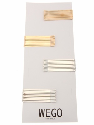 WEGO/メタル細ヘアピン