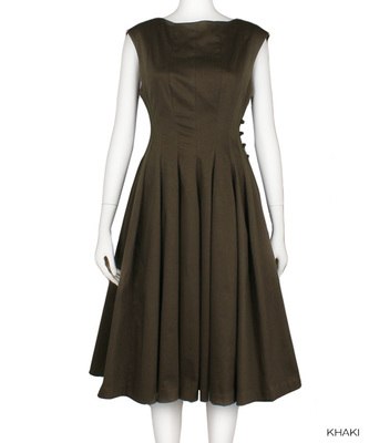 ボリュームフレアワンピース