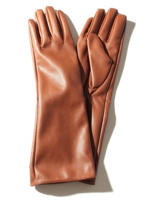 ミドル丈フェイクレザーグローブ