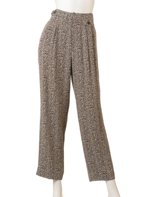 ジャストウェストワイドパンツ