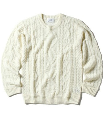 W/アルパカ アランC/N ニット