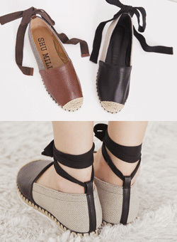 アンクルストラップシンプルシューズ