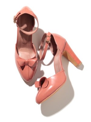 フロントリボンストラップシューズ