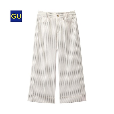 ワイドクロップドパンツ