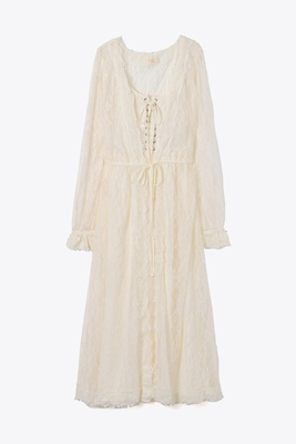 レースガウンSETマキシワンピース