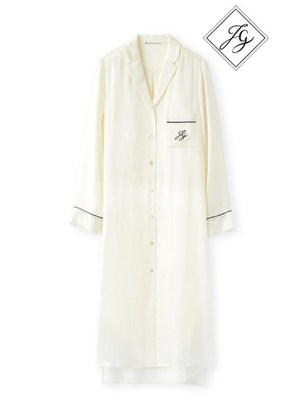 gelato pique (ジェラートピケ)  【Joel Robuchon】’gelato’シルクシャツドレス