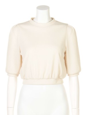 バックリボントップス