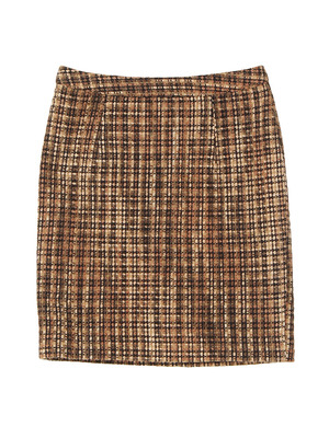 【W】ツイードタイトスカート