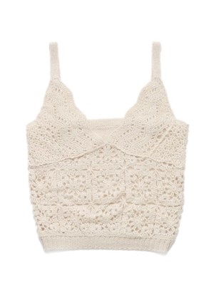 かぎ針ビスチェトップス