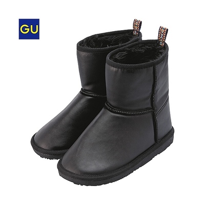 （GU）ＧＩＲＬＳムートンタッチブーツ（レザータッチ）