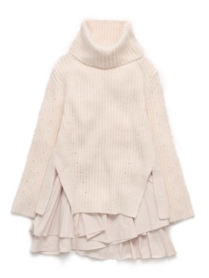 フリルコンビニットワンピース snidel（スナイデル）