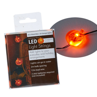 ハロウィン　ストリングライト　パンプキン