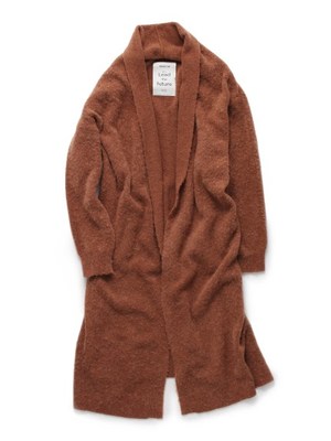 ガウンニットカーディガン