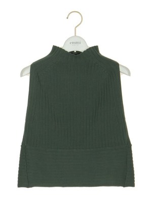 emmi (エミ) 【emmi atelier】メッシュノースリプルオーバー
