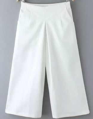 ワイドレッグクロップドパンツ