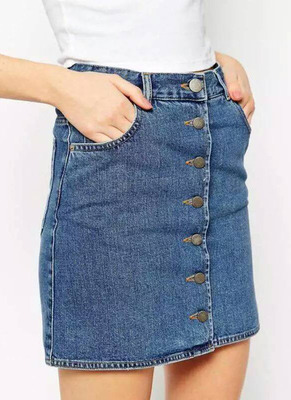 デニムタイトスカート