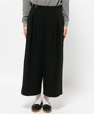 【non-sens】ぷっくりツイルワイドパンツ