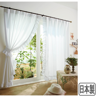 多機能フリルレースカーテンVB