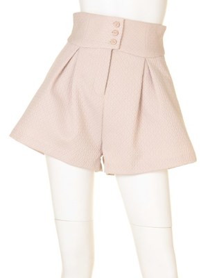 レースアップショートパンツ