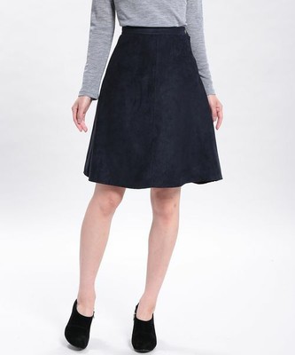 フェイクスエードサーキュラースカート