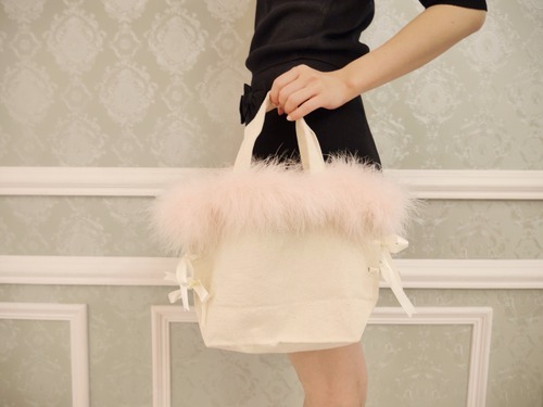 ファー トートバッグ