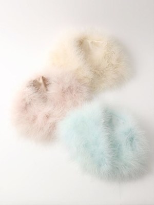 ムーンブローチ付ティペット