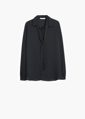 エアリーテクスチャードブラウス