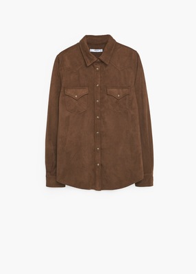 スエードシャツ