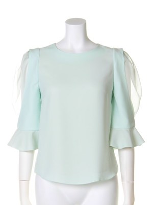 フレアスリーブブラウス