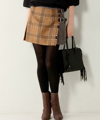 ＜O’NEIL OF DUBLIN（オニールオブダブリン）＞マルチコンビ ミニスカート