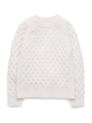 ハチの巣ケーブルプルオーバー